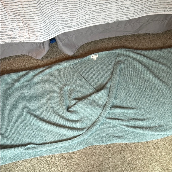 World Market Light Heathered Green Wrap/Sweater - Picture 3 of 7